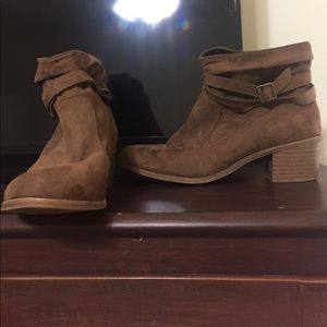 American Eagle by Payless Suede booties size 12